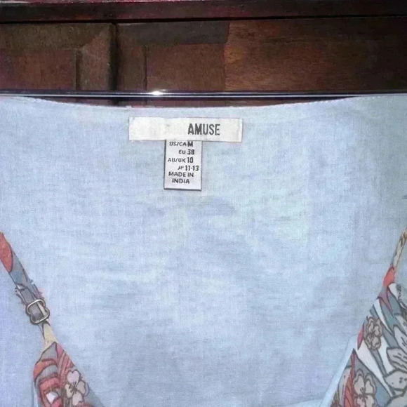 AMUSE SOCIETY NWT!! Moonlight Dress in Cornsilk / M /Boho Floral - Picture 8 of 12